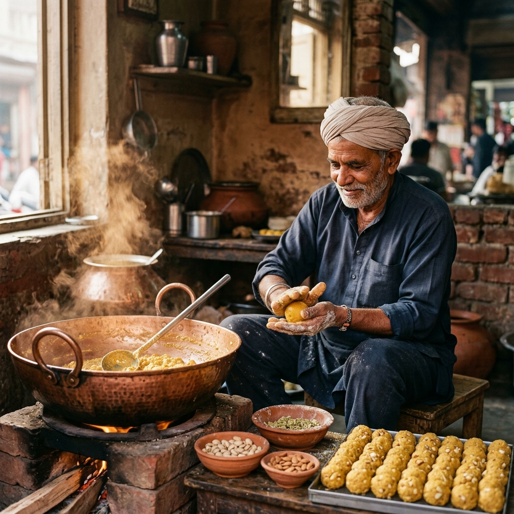 Traditional Sweet Making at Ganesh Sweets
